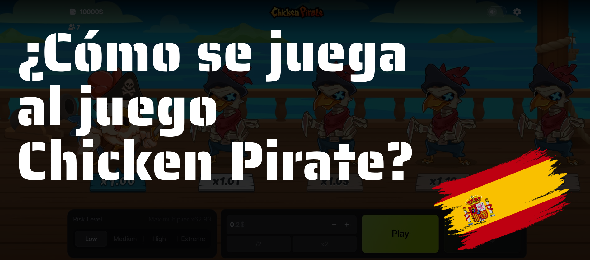 juego Chicken Pirate